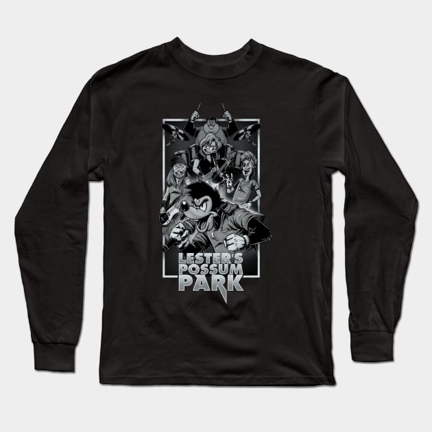 Lester's Possum Park Long Sleeve T-Shirt by Studio Mootant